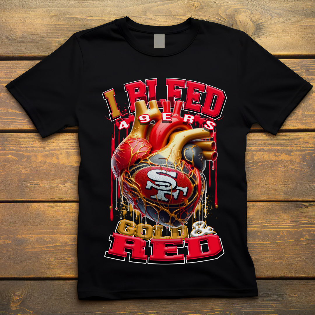 I Bleed 49ers Tee • Unisex T-Shirt T-Shirt