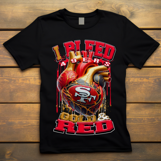 I Bleed 49ers Tee • Unisex T-Shirt