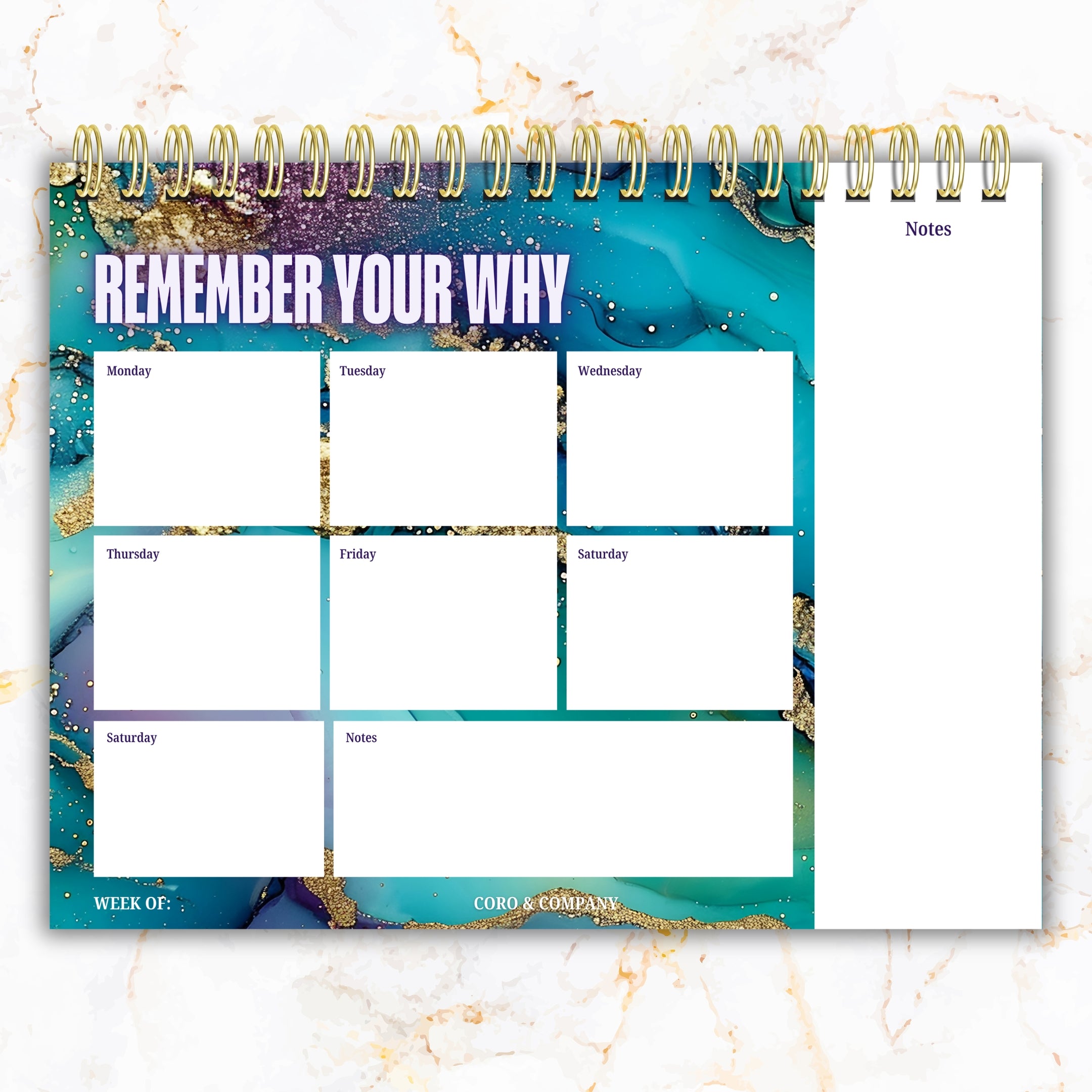 Weekly Desk Planner • 8.5 x 11" Weekly Planner