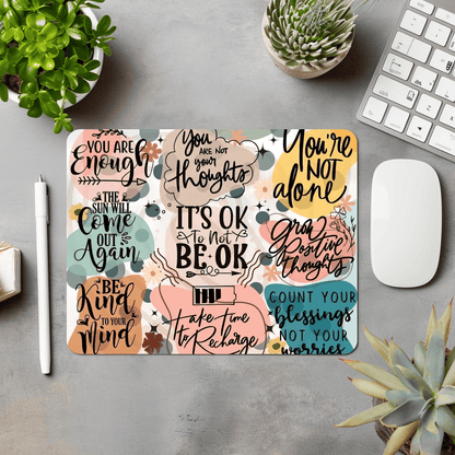 It's OK To Not Be OK Mouse Pad • Laptop Mouse Pad • Desk Accessories