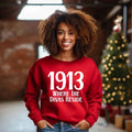 1913 Where the Divas Reside Unisex Sweatshirt Red Sweater