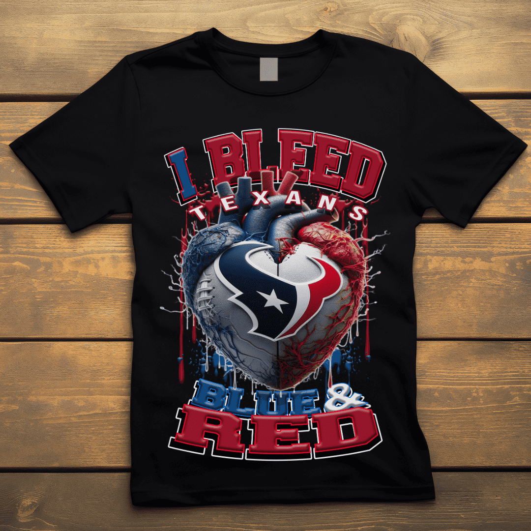 I Bleed Texans Tee • Unisex T-Shirt T-Shirt