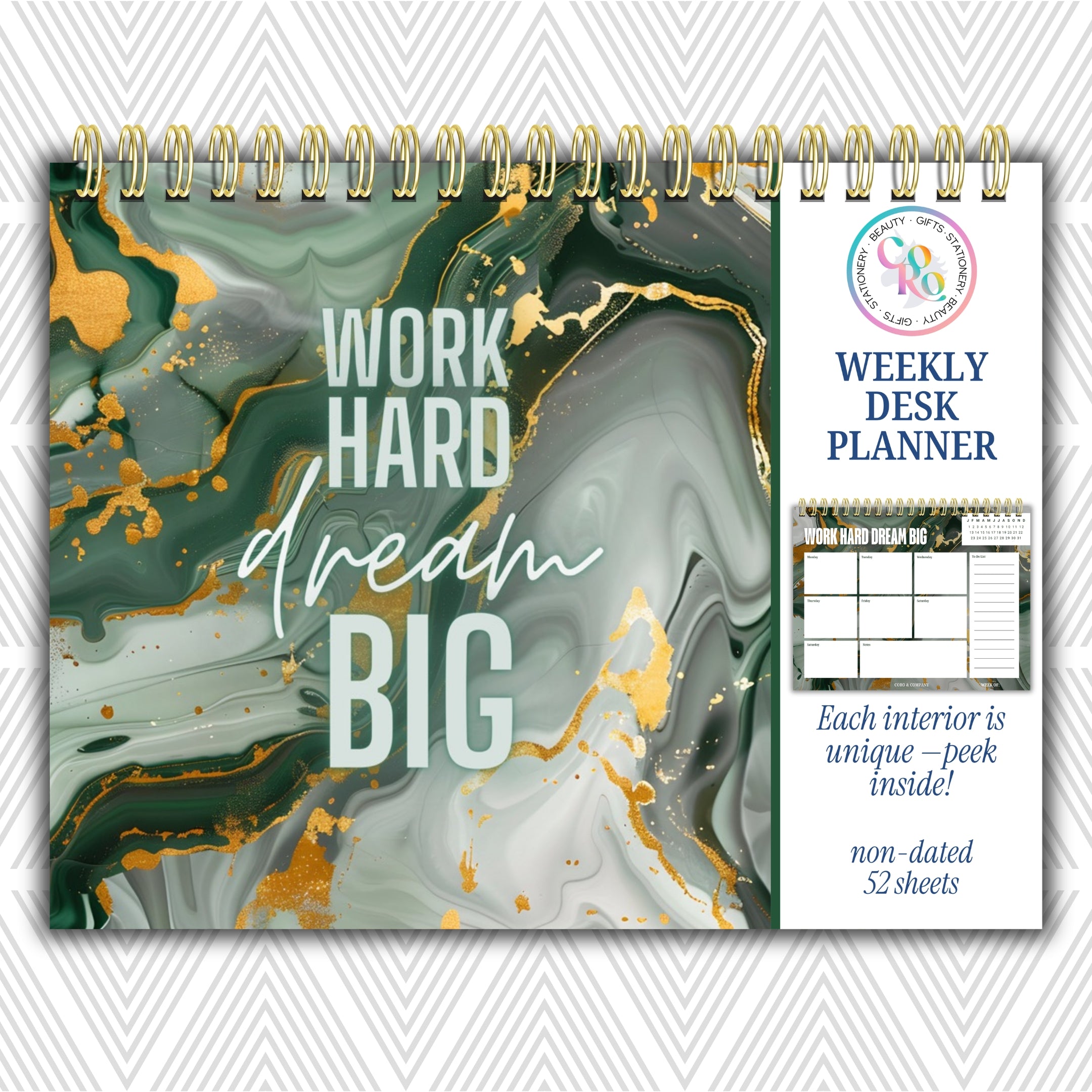 Weekly Desk Planner • 8.5 x 11"