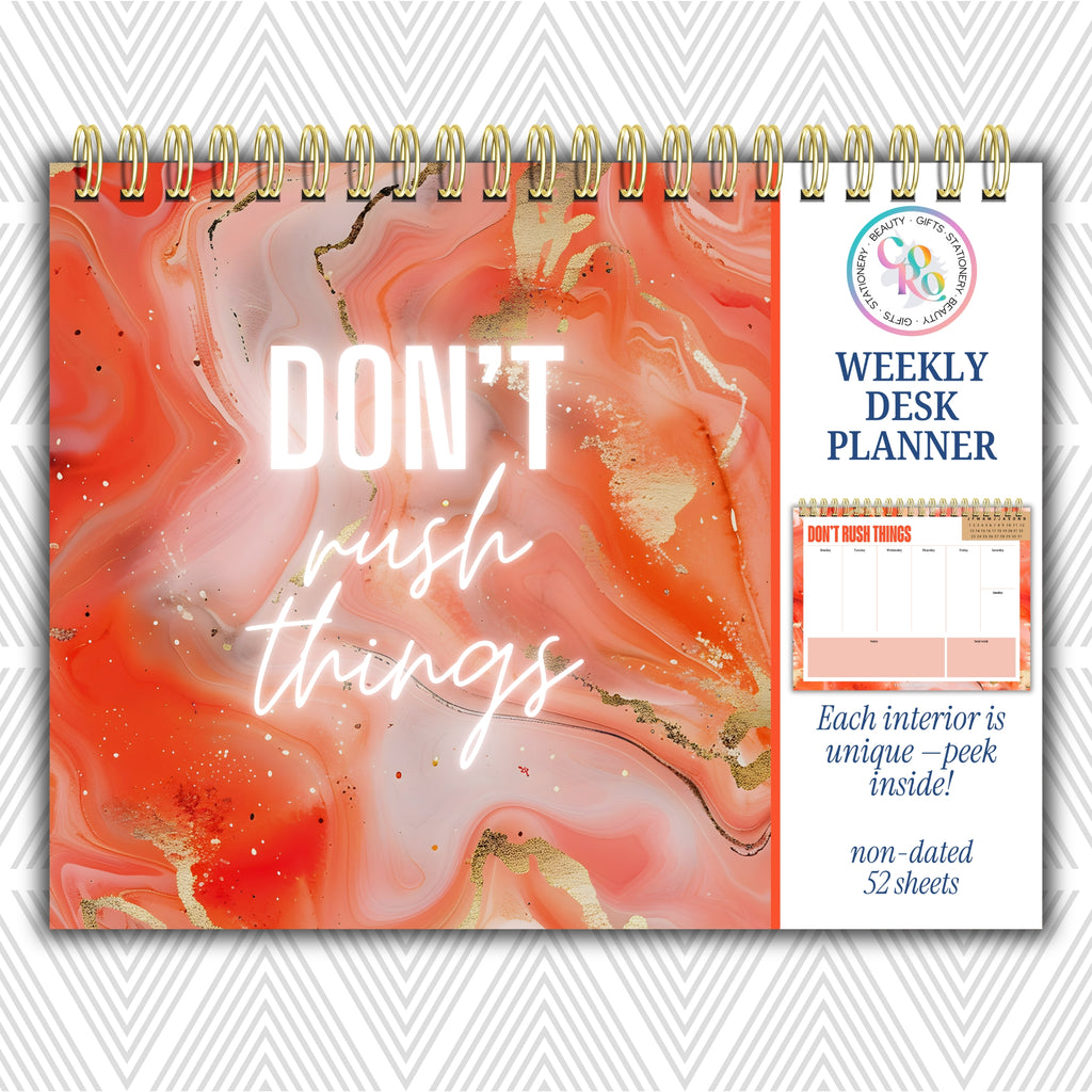 Weekly Desk Planner • 8.5 x 11"