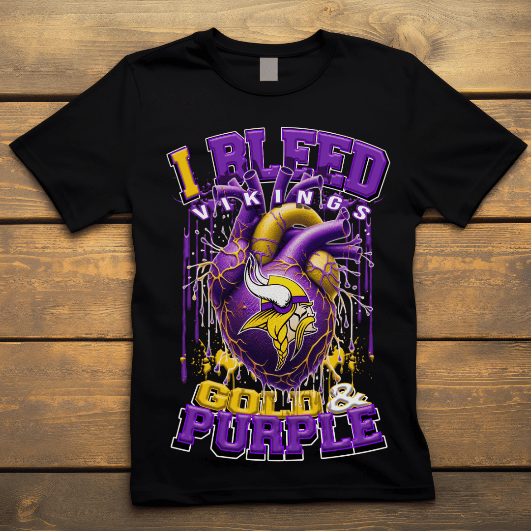 I Bleed Vikings Tee • Unisex T-Shirt T-Shirt