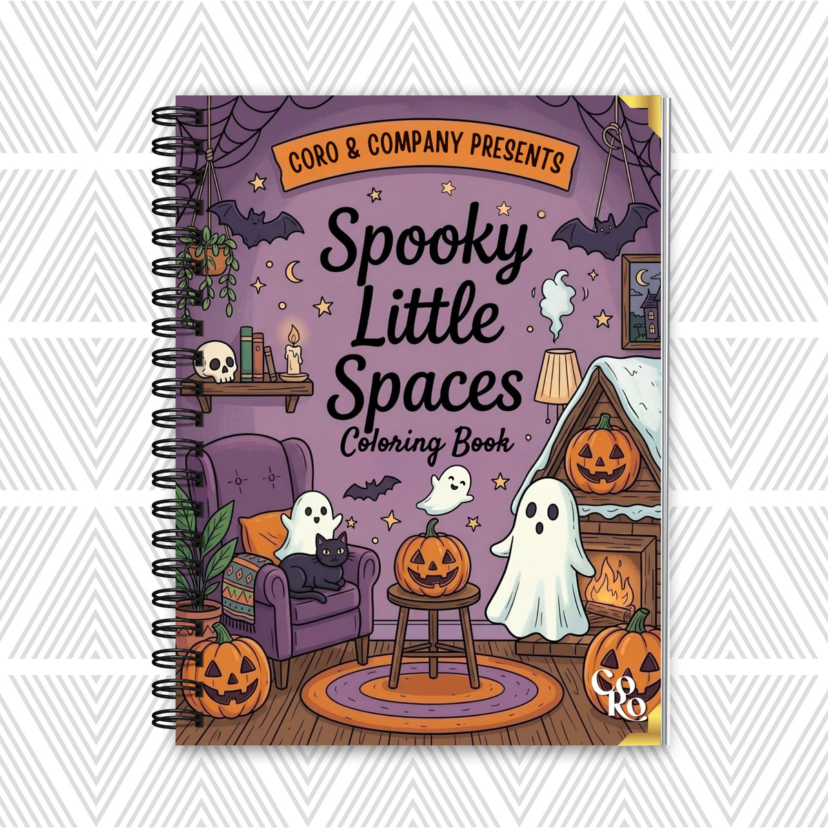 Spooky Little Spaces Coloring Book