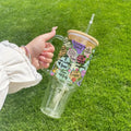 Self-Love Tumbler With Lid and Straw - CoRo & Company