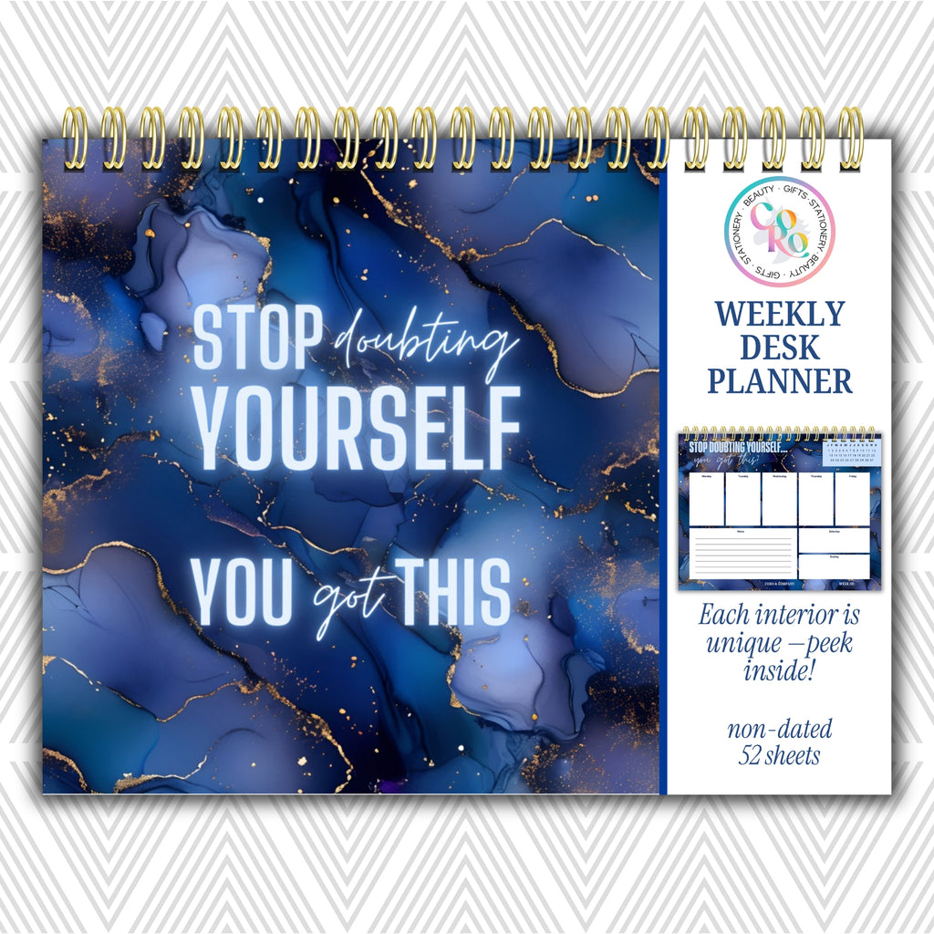 Weekly Desk Planner • 8.5 x 11"