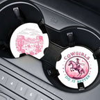 Cowgirls Do It Better Car Coaster Set (2-Pack) Car Coaster