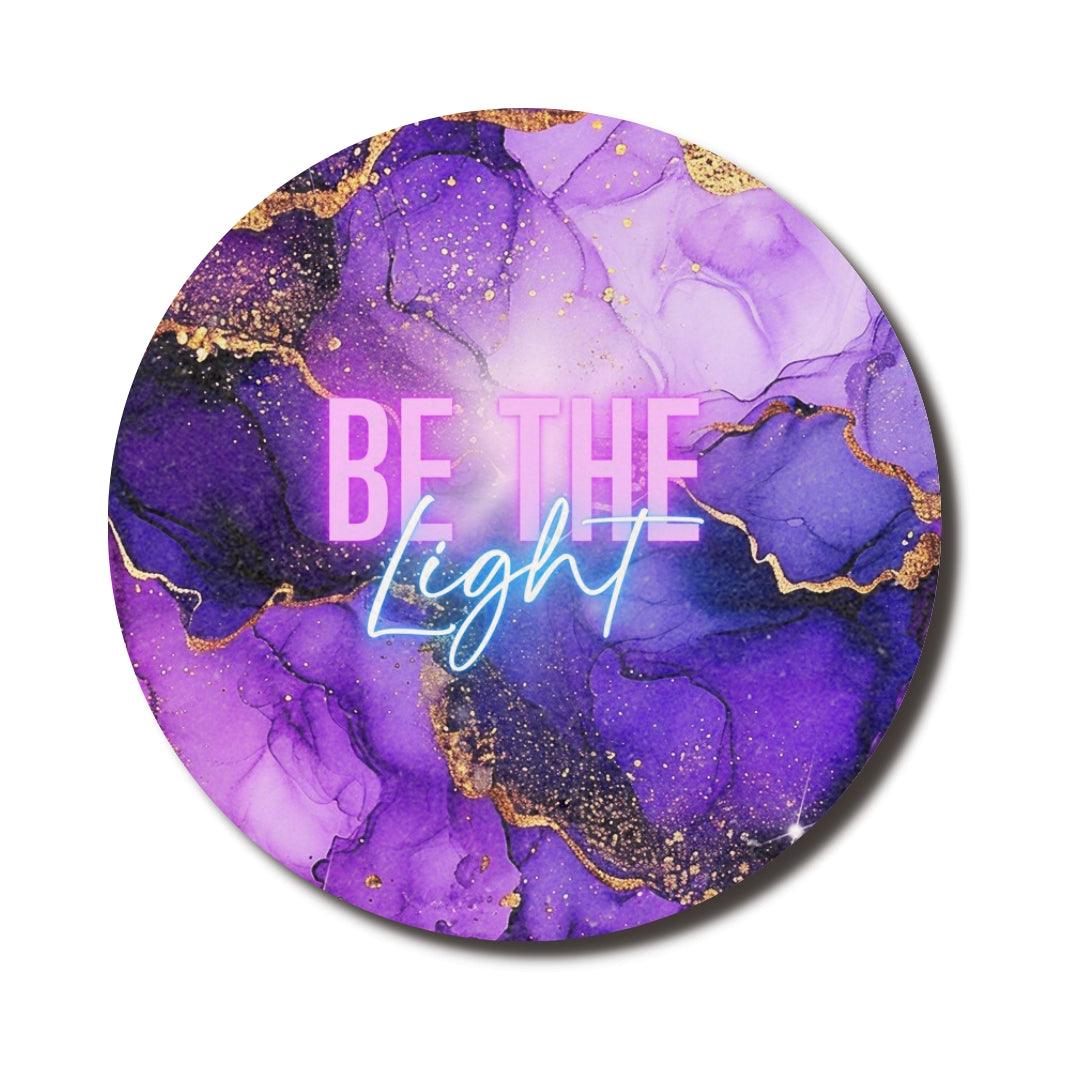 Be The Light Round Mouse Pad