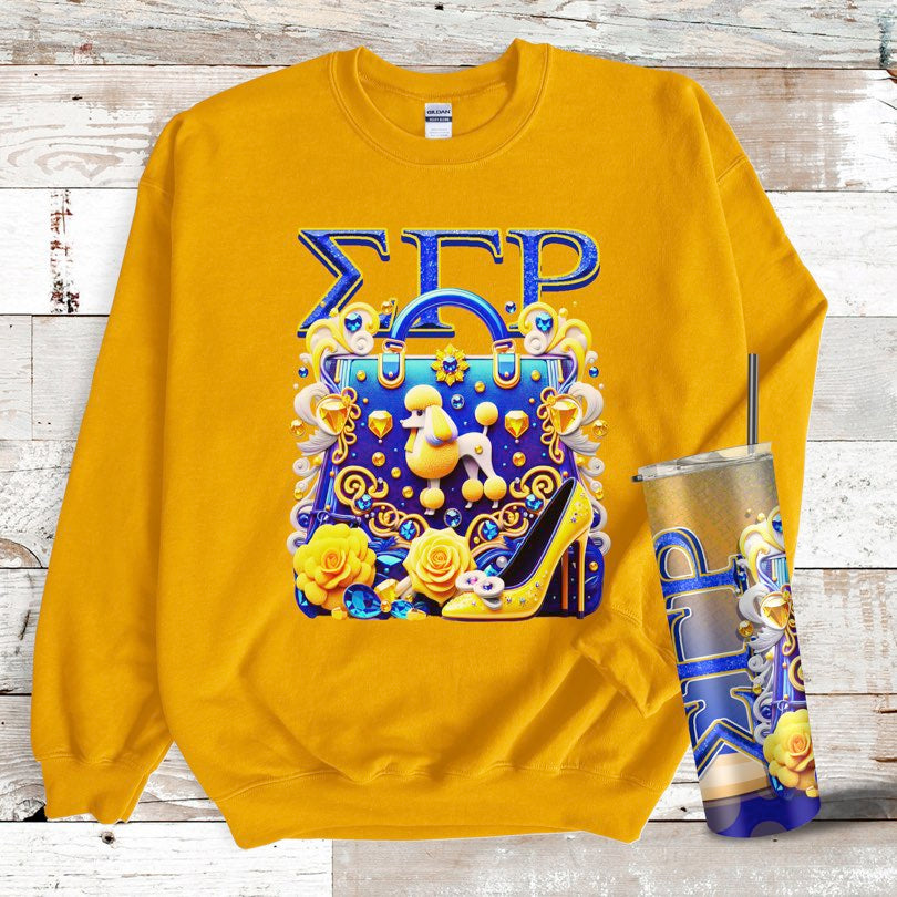 SGR Sorority Spirit Gift Set Gold Gift Set