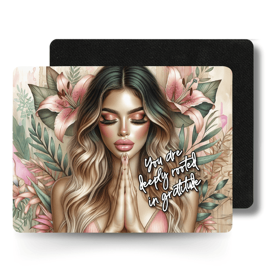 Deeply Rooted in Gratitude Mouse Pad