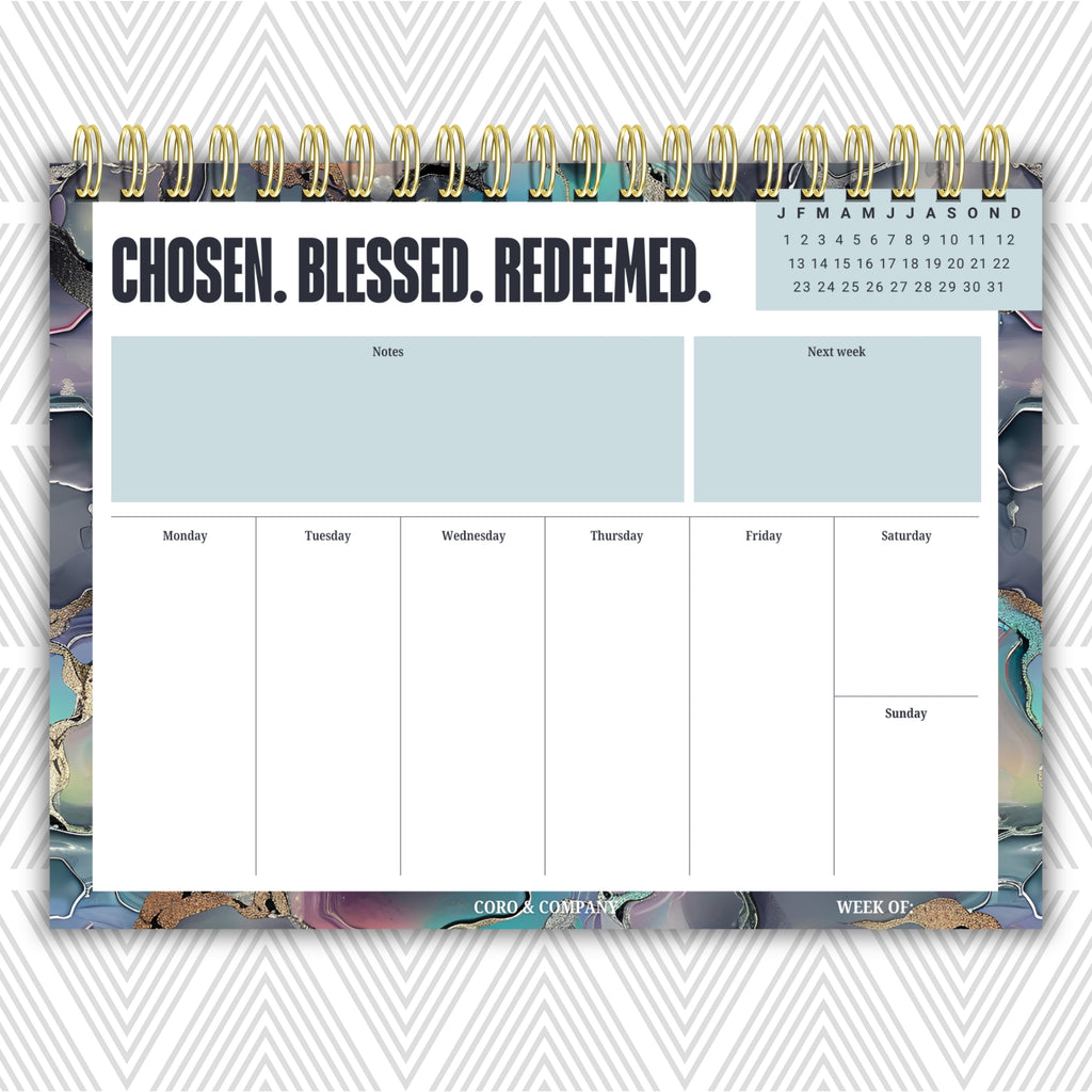 Weekly Desk Planner • 8.5 x 11" - CoRo & Company