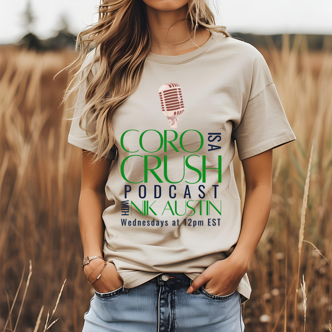 CoRo Is a Crush Mic Tee • Crew Neck • Unisex Shirt