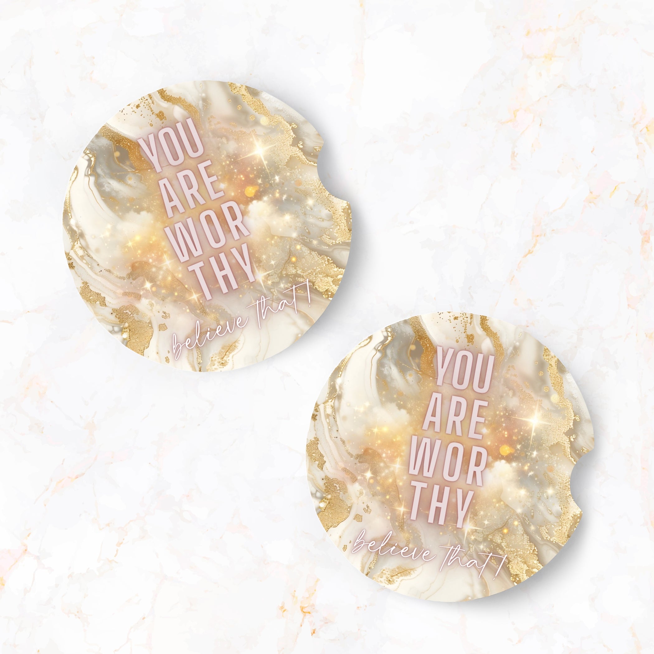 Car Coaster Set, Pack of 2 Car Coaster