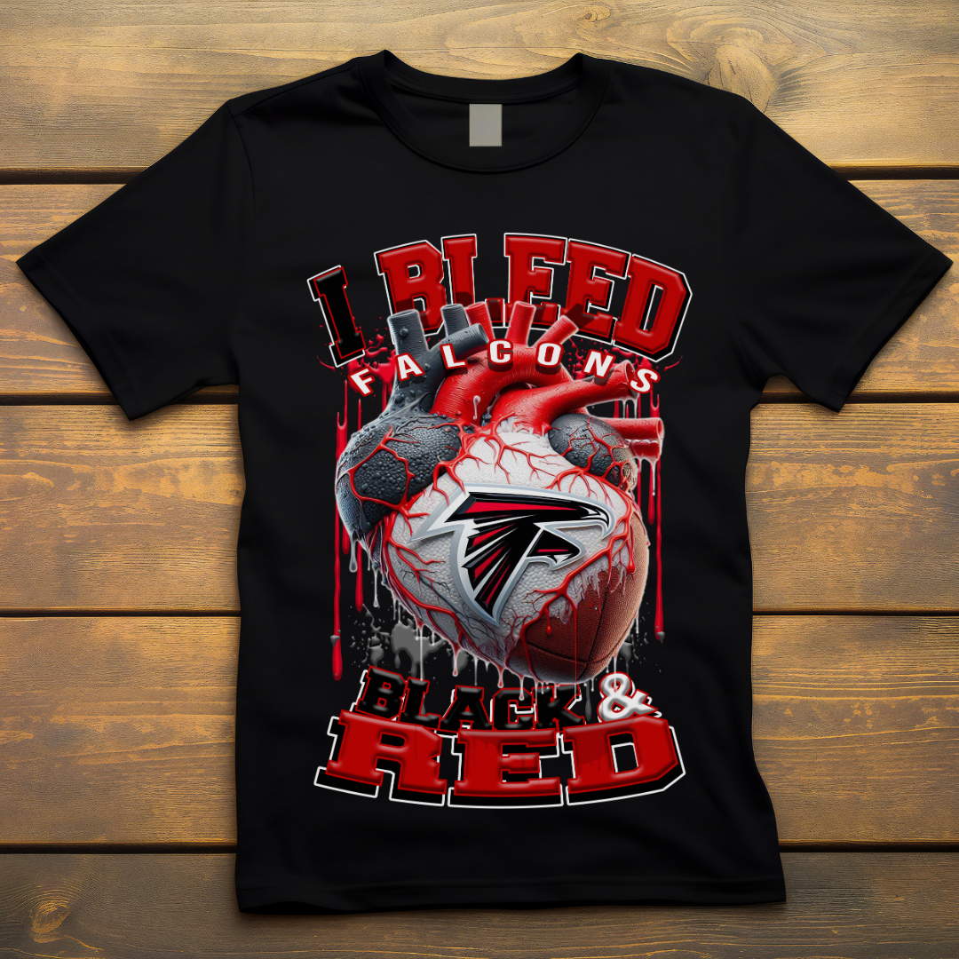 I Bleed Falcons Tee • Unisex T-Shirt T-Shirt