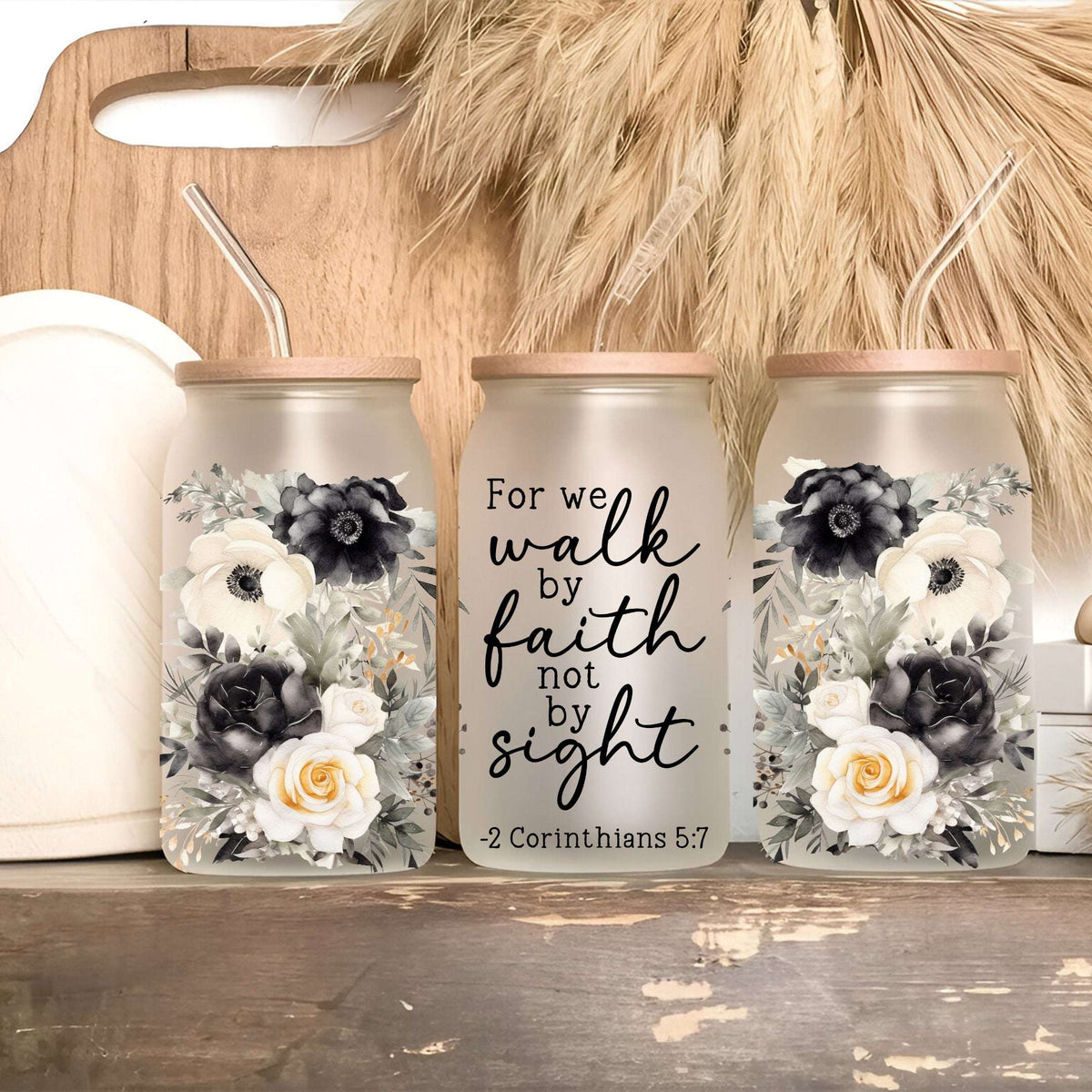 Bible Verse Scripture Cup with Lid and Straw - CoRo & Company