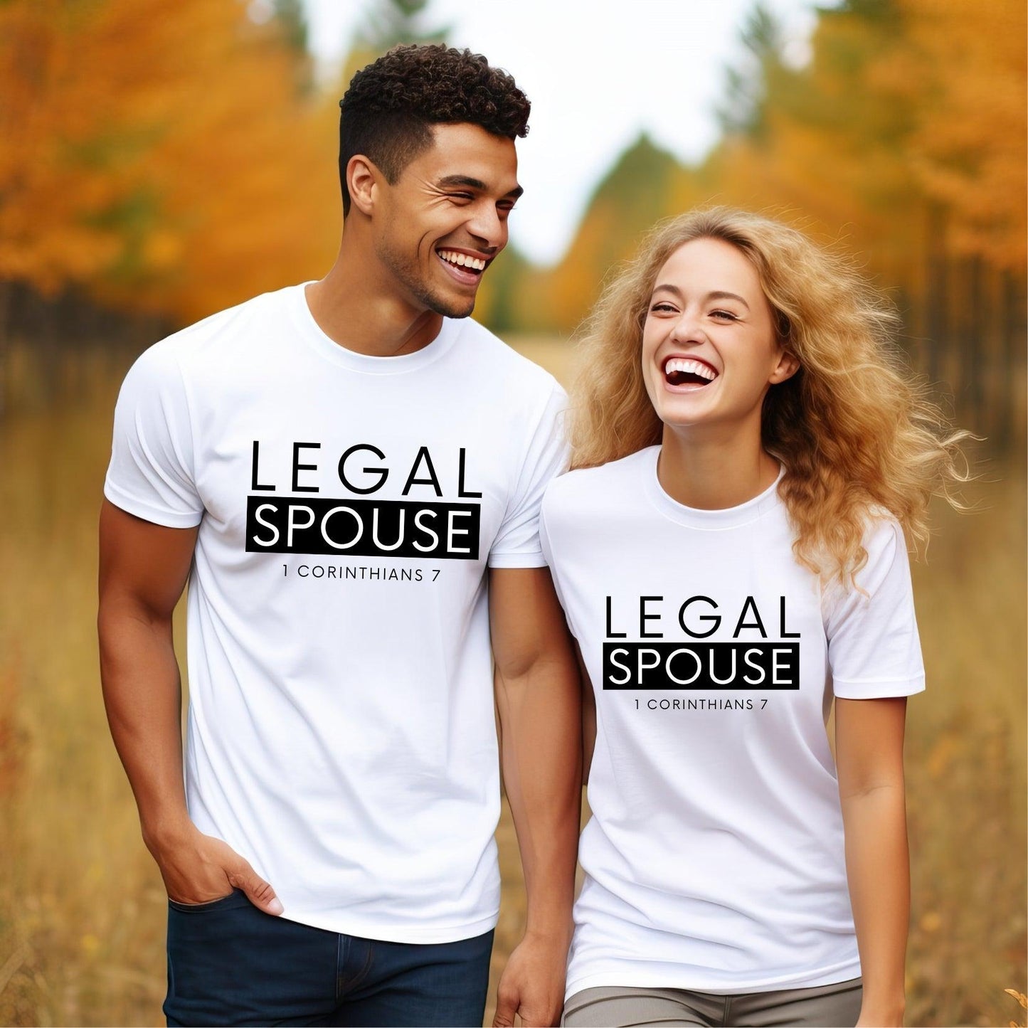 Legal Spouse Tee • Wife + Hubs Shirt  • Unisex T-Shirt