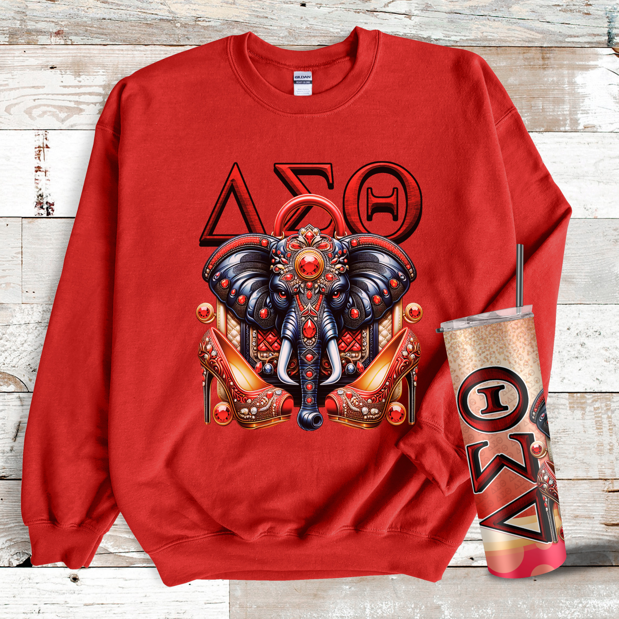 DST Sorority Spirit Gift Set Red Gift Set