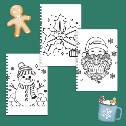 Festive Corner Christmas Coloring Book