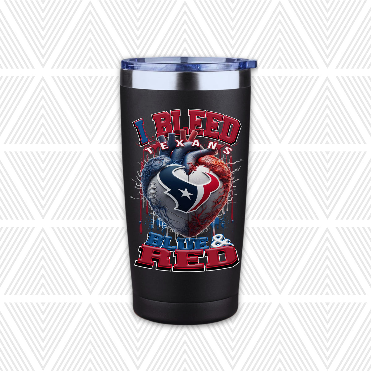I Bleed Football Team 20oz Tumbler