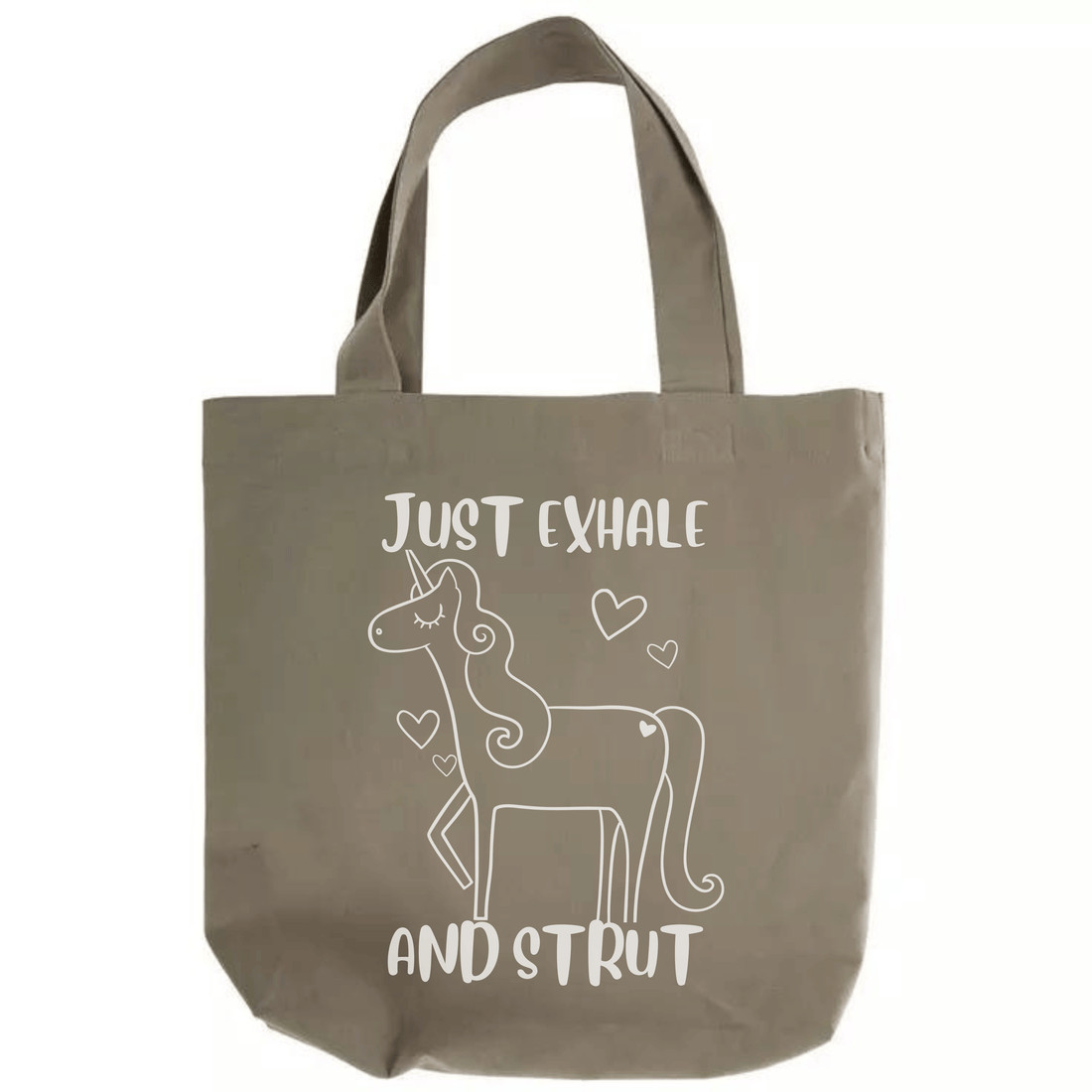 Just Exhale and Strut Tote Bag Tote Bag