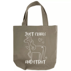 Just Exhale and Strut Tote Bag Tote Bag