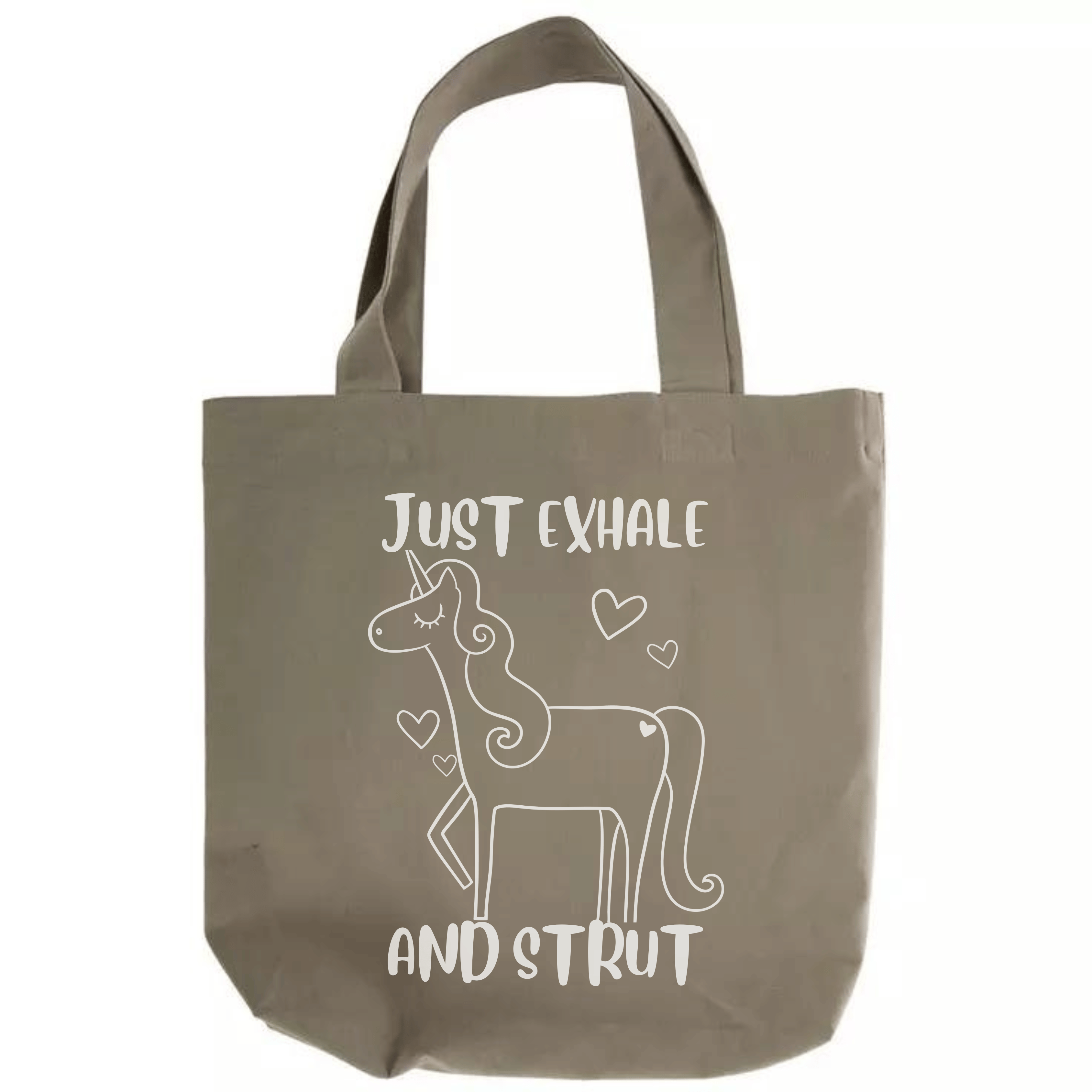 Just Exhale and Strut Tote Bag Tote Bag