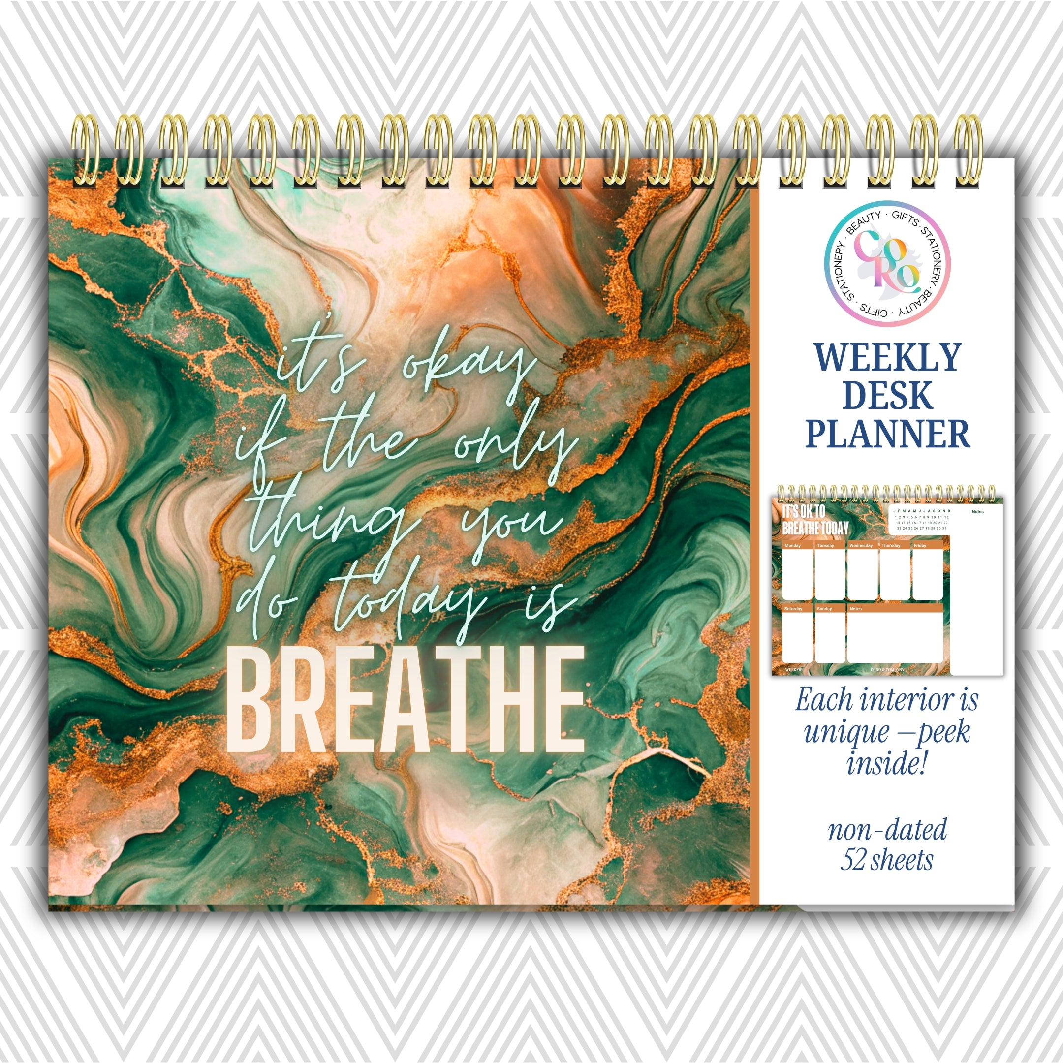 Weekly Desk Planner • 8.5 x 11"