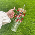 Cherry Lips Tumbler With Lid and Straw - CoRo & Company
