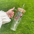 Cowgirl Valentines Tumbler With Lid and Straw - CoRo & Company
