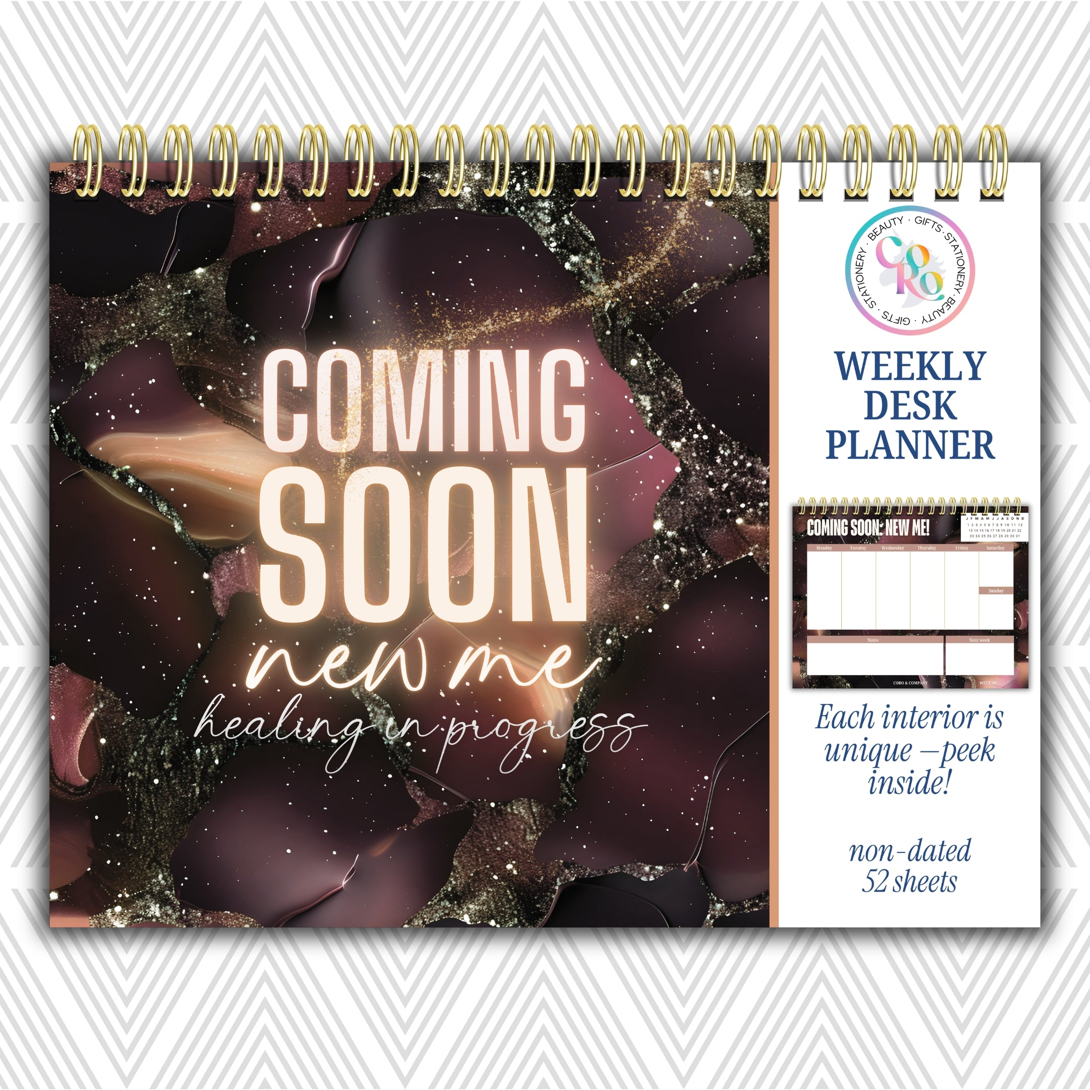 Weekly Desk Planner • 8.5 x 11"