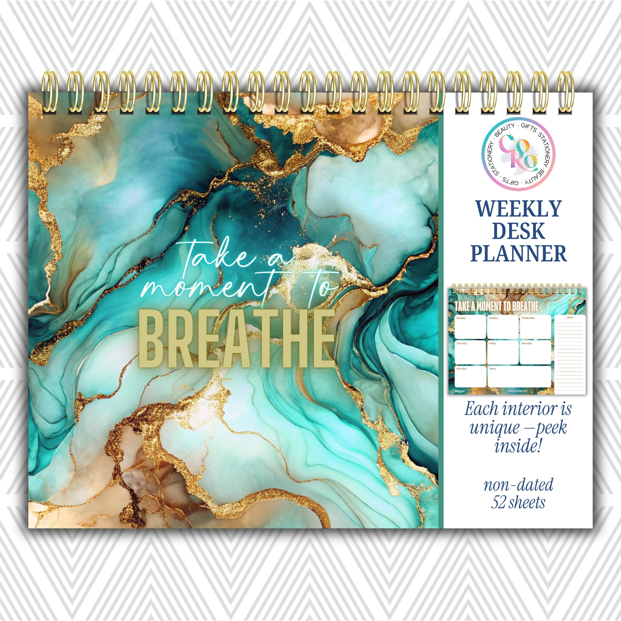 Weekly Desk Planner • 8.5 x 11"