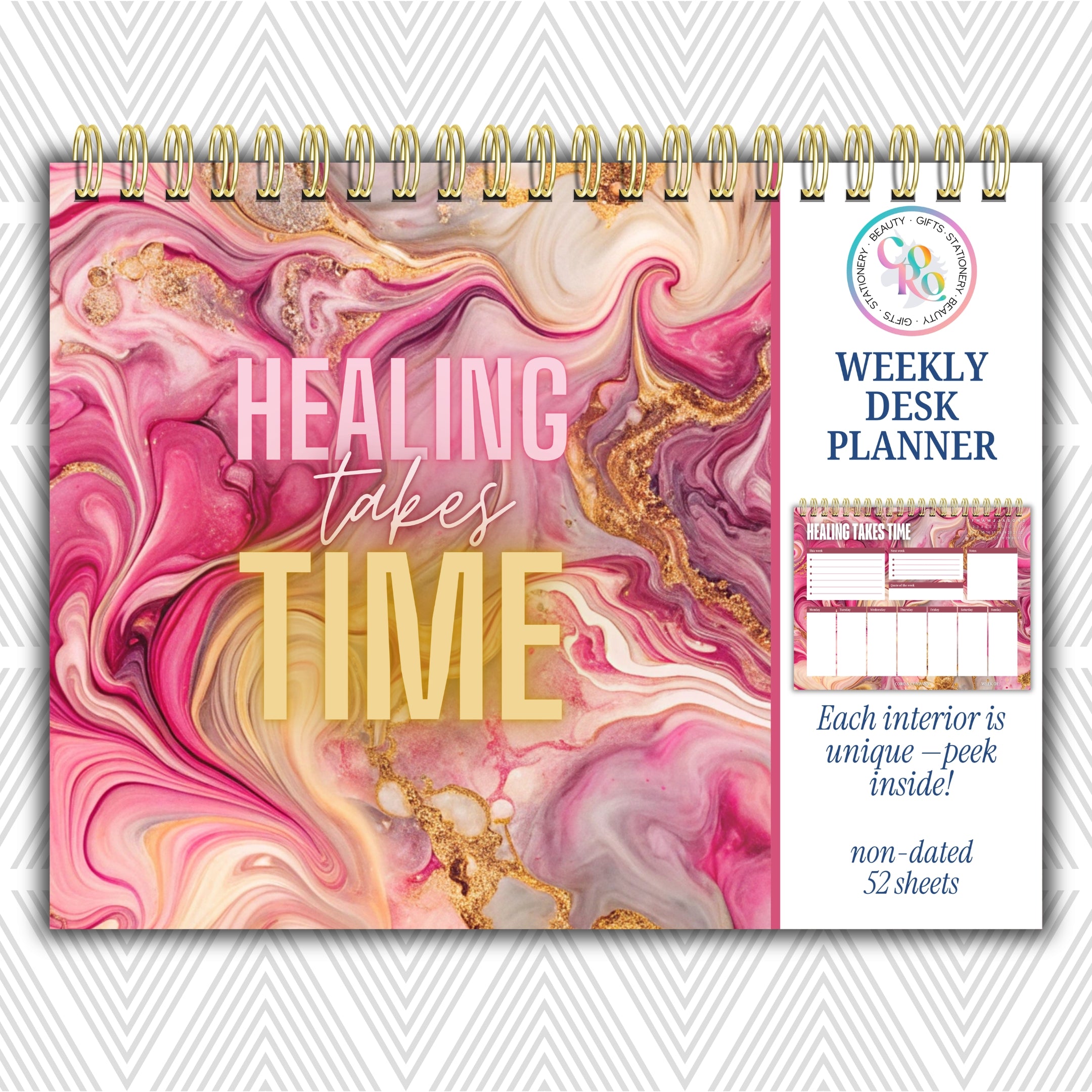 Weekly Desk Planner • 8.5 x 11"