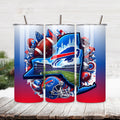 Buffalo Bills Home Turf 20oz Stainless Steel Tumbler with Lid and Straw – New York Skyline & Highmark Stadium