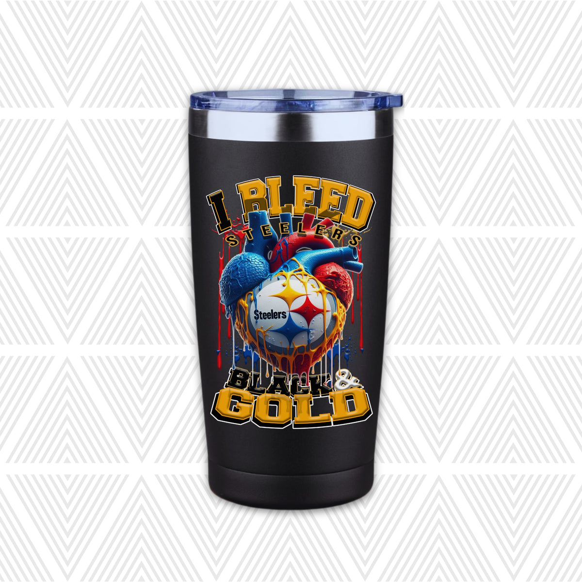 I Bleed Football Team 20oz Tumbler