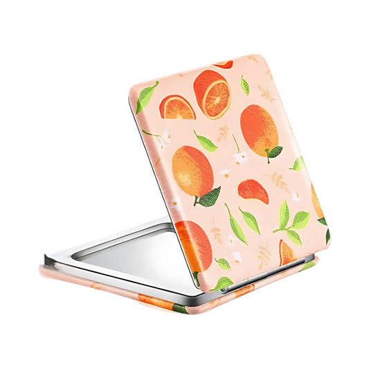 Oranges Mini Magnifying Compact Mirror