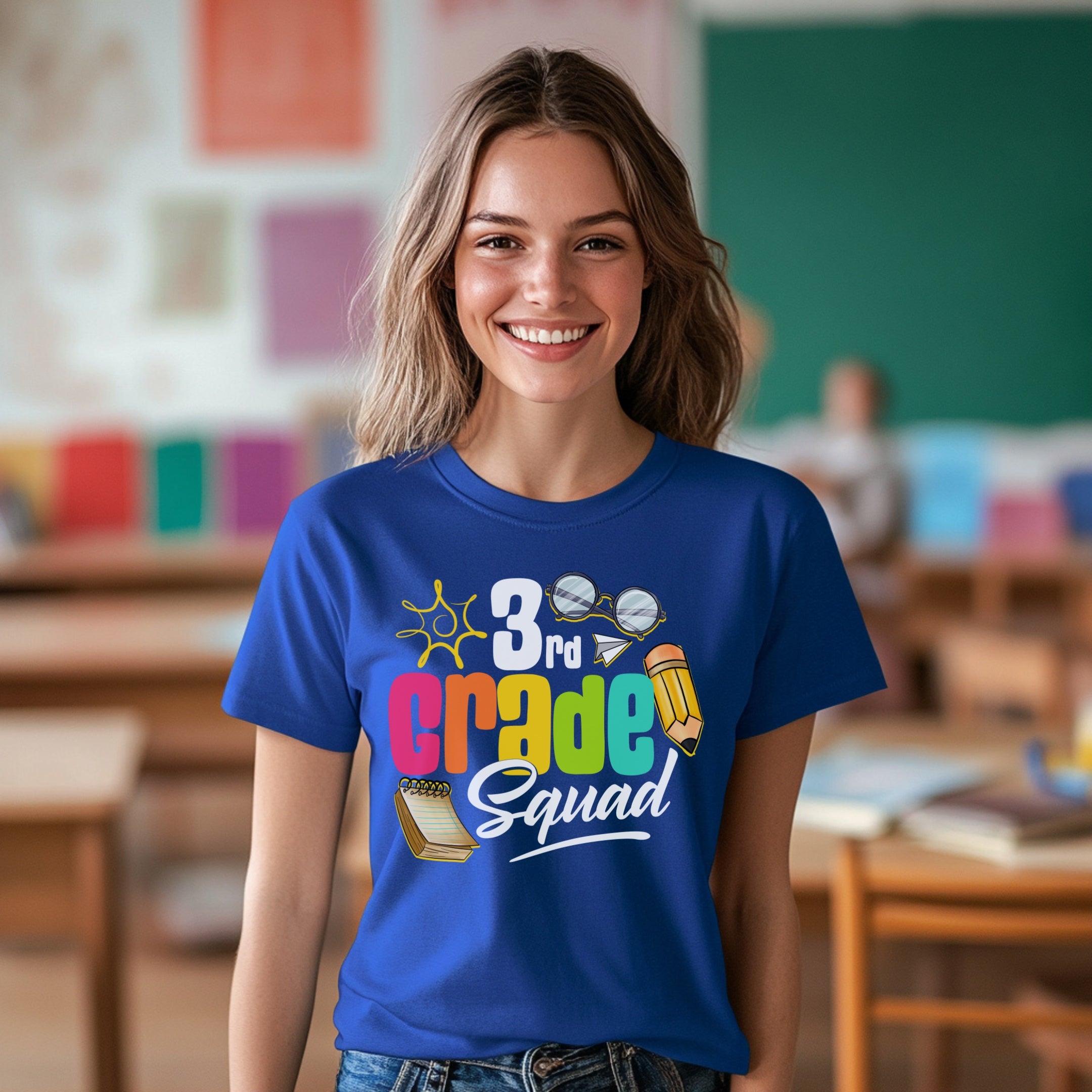Teacher Squad Tee – Matching Back-to-School Shirt for Teacher Teams T-Shirt