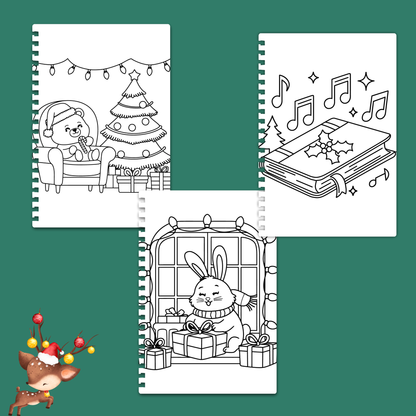 Festive Corner Christmas Coloring Book