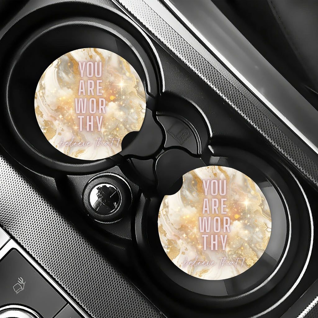 Car Coaster Set, Pack of 2 Car Coaster