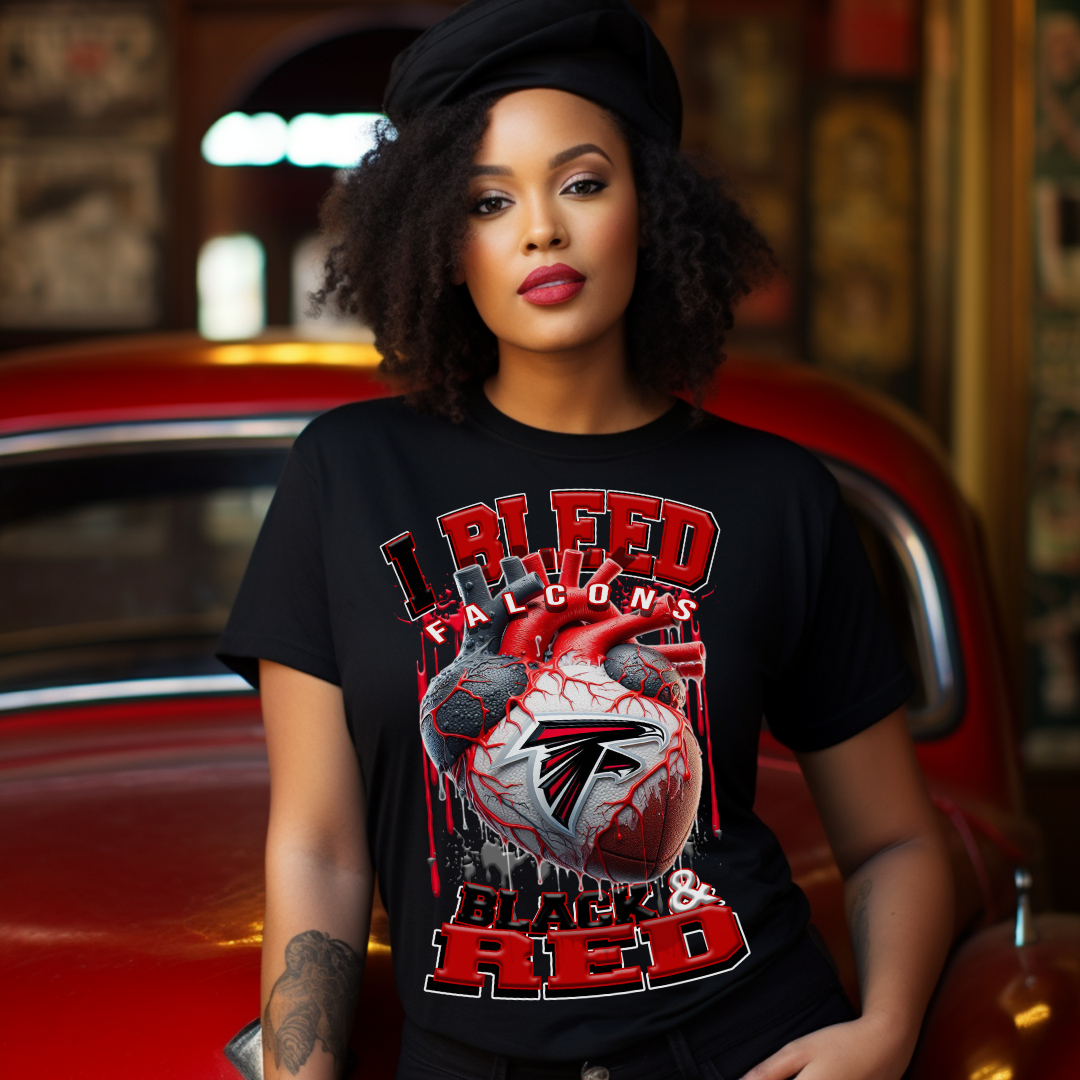 I Bleed Falcons Tee • Unisex T-Shirt T-Shirt