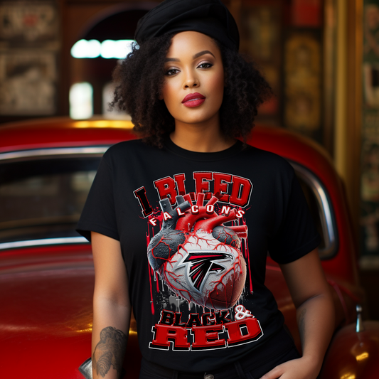 I Bleed Falcons Tee • Unisex T-Shirt