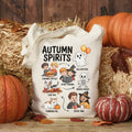 Autumn Spirits Tote Bag | Cozy Fall & Halloween Bag Tote Bag