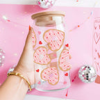 Heart Cookies Cup With Lid and Straw - CoRo & Company