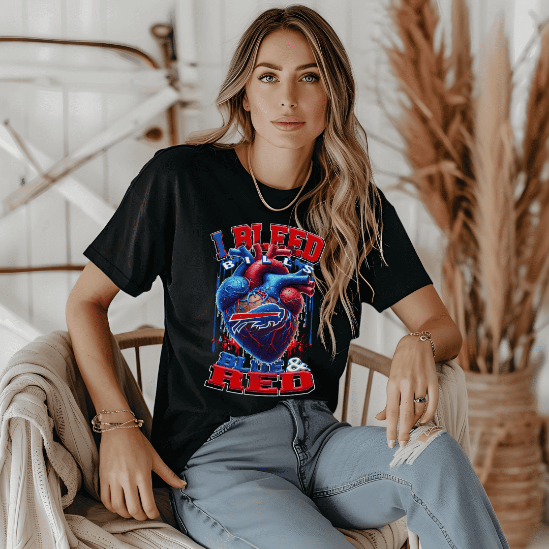 I Bleed Bills Tee • Unisex T-Shirt T-Shirt