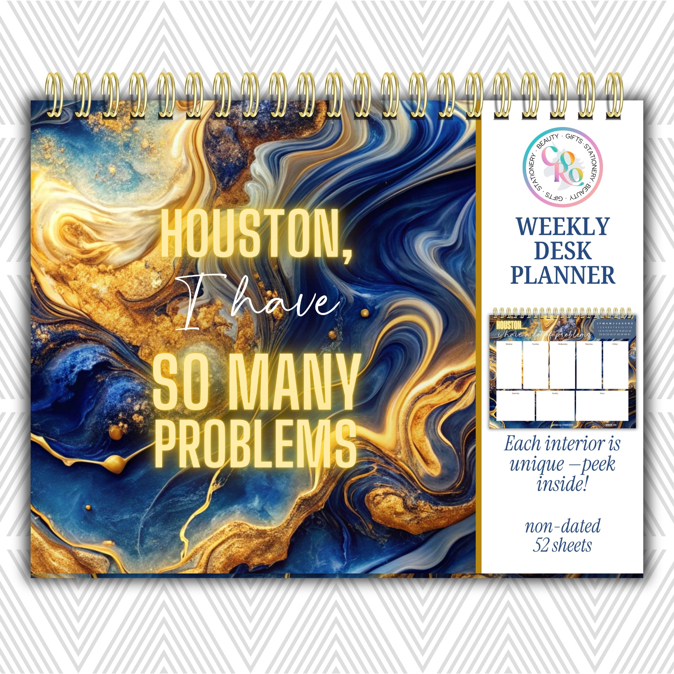 Weekly Desk Planner • 8.5 x 11"