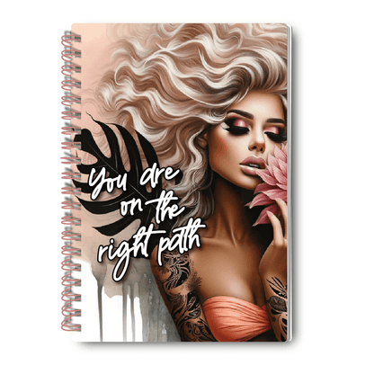 The Right Path Spiral Lined Notebook