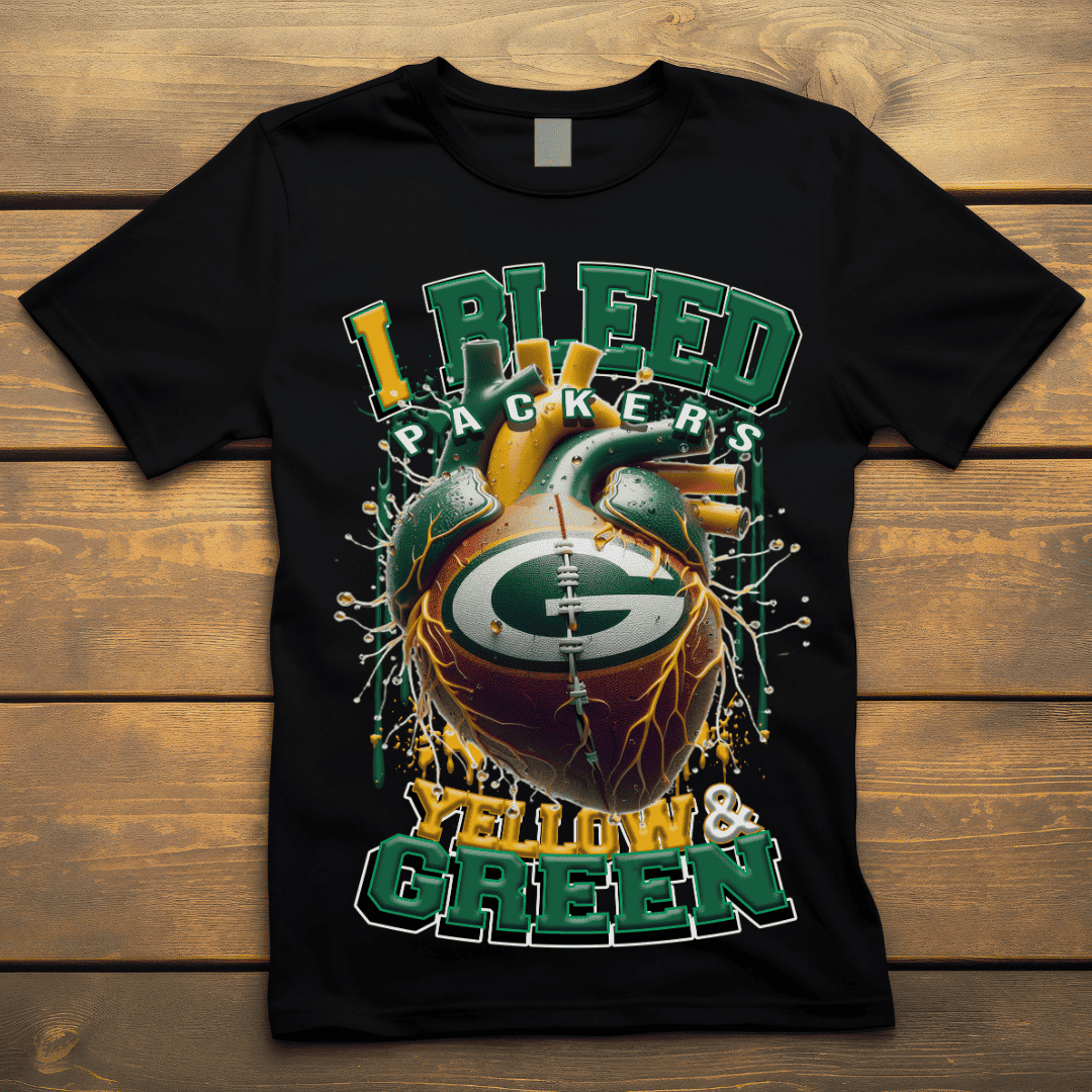 I Bleed Packers Tee • Unisex T-Shirt T-Shirt