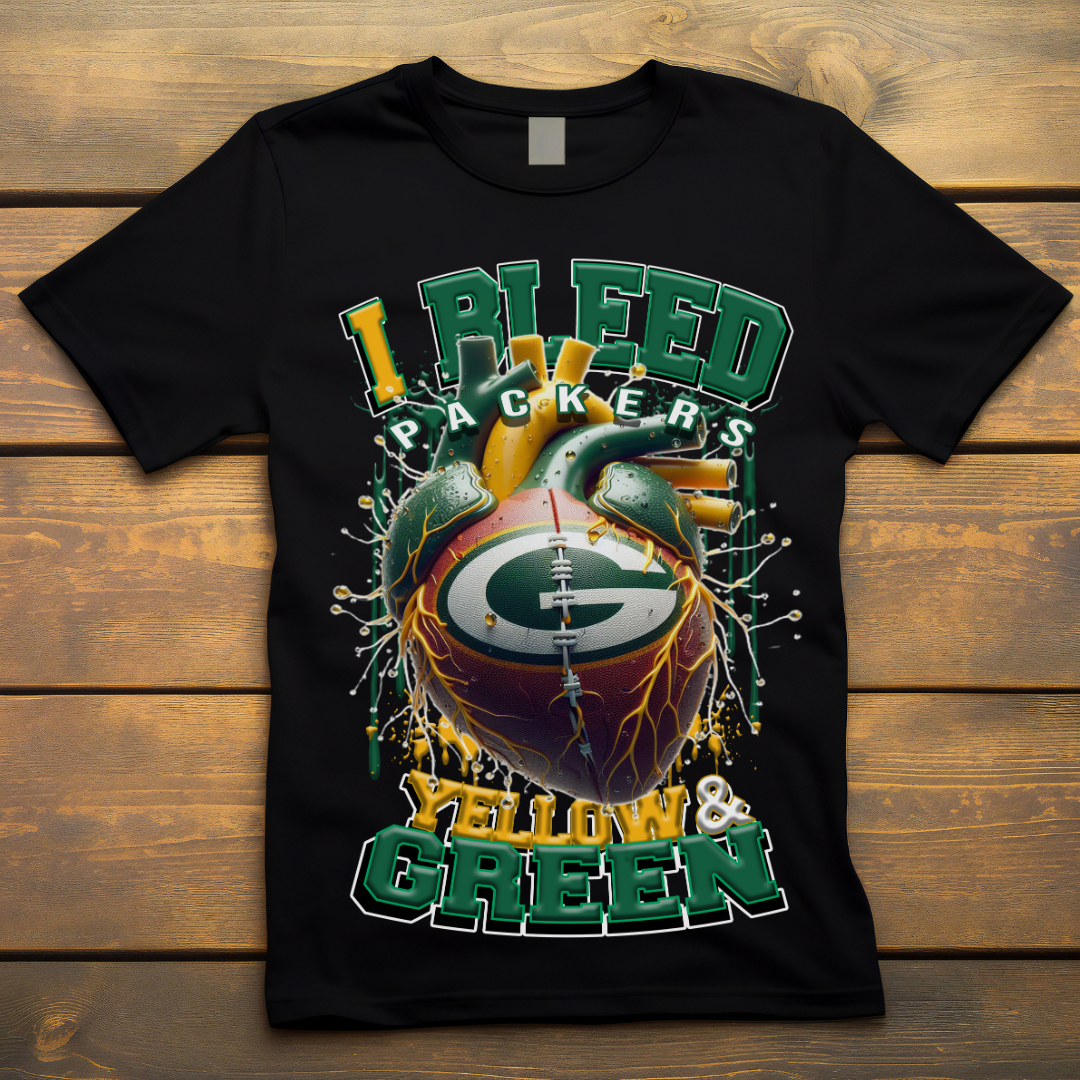 I Bleed Packers Tee • Unisex T-Shirt