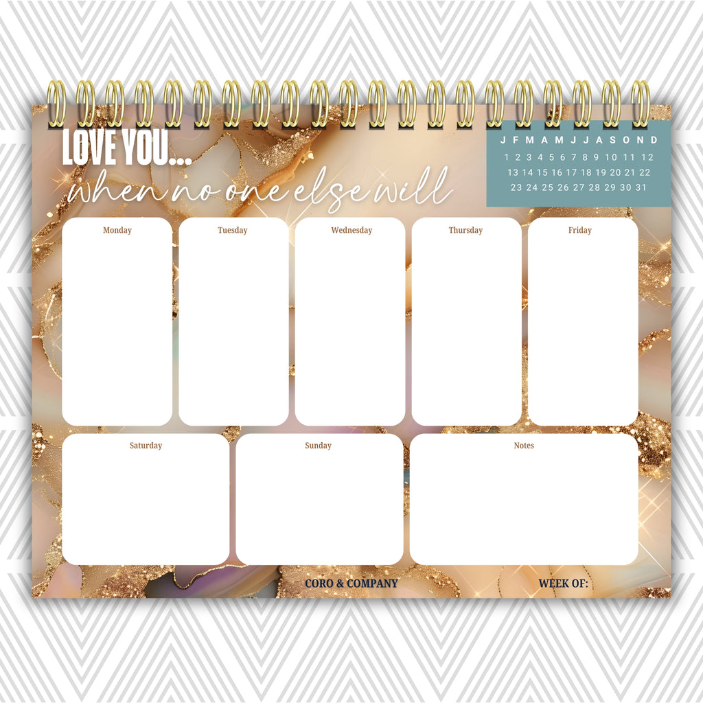 Weekly Desk Planner • 8.5 x 11" - CoRo & Company